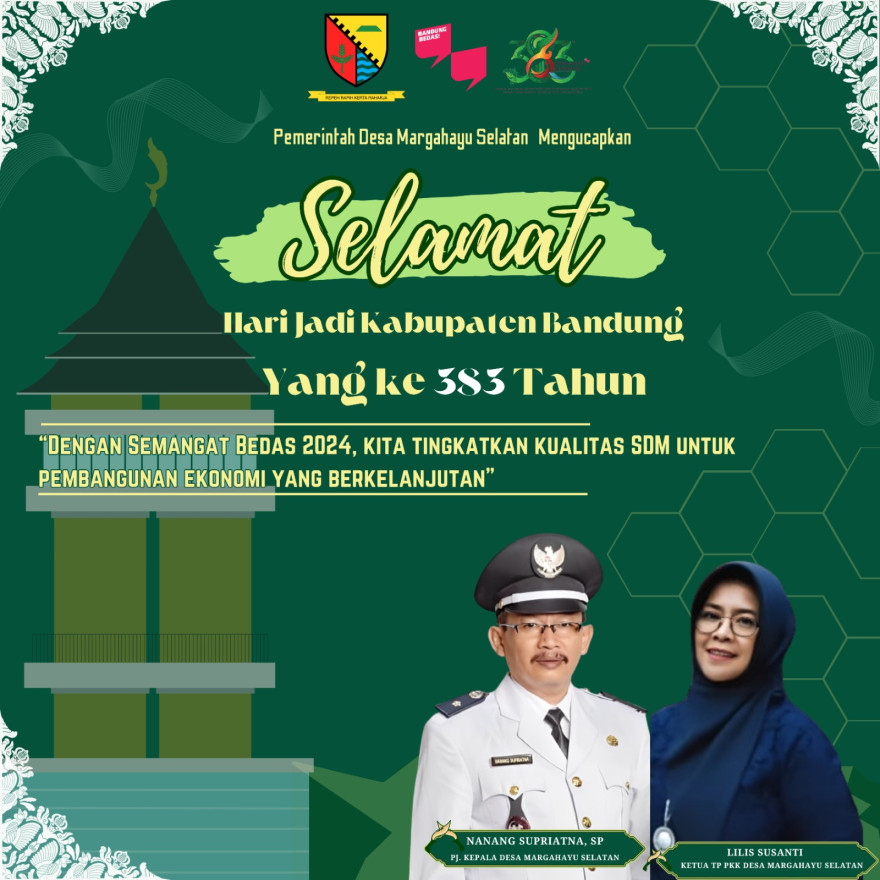 SELAMAT HARI JADI KABUPATEN BANDUNG YANG KE 383 TAHUN